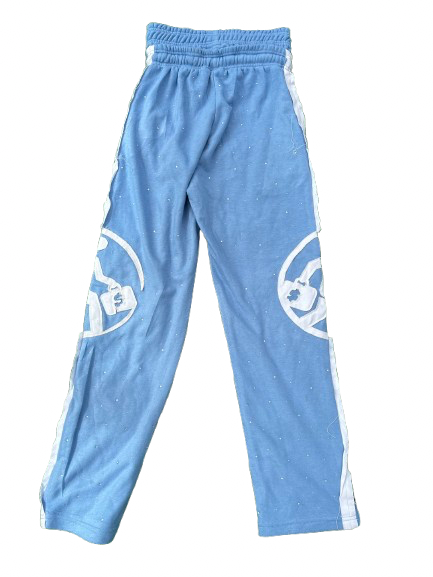 SS ( BLUE)rhinestone joggers